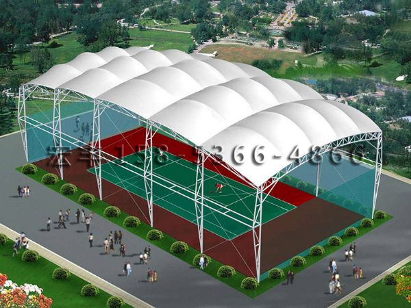 膜結(jié)構(gòu)體育場(chǎng)館